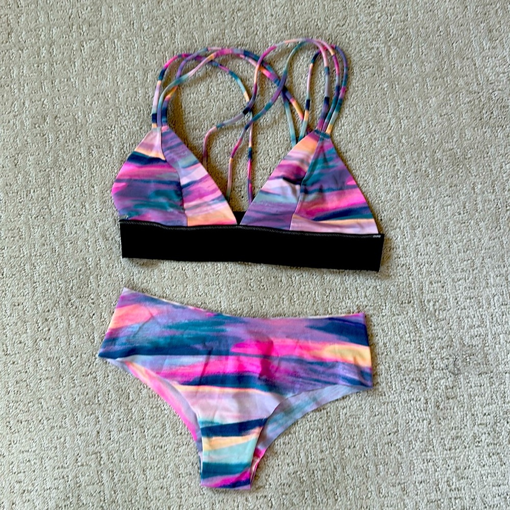 PINK - Sports bra and panty matching set - size small